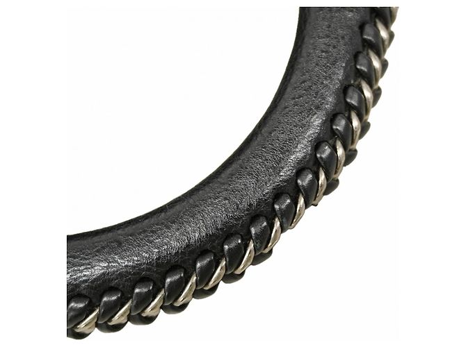 Borsa a Spalla Chanel Boy Chain Nero - vista 10