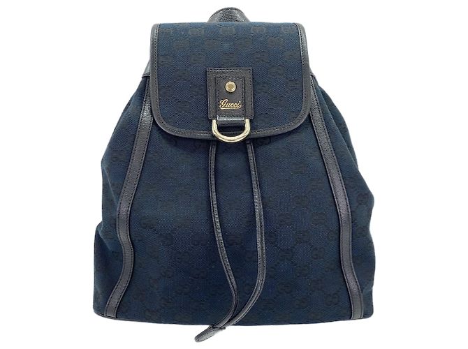 Zaino Gucci blu navy - vista 2
