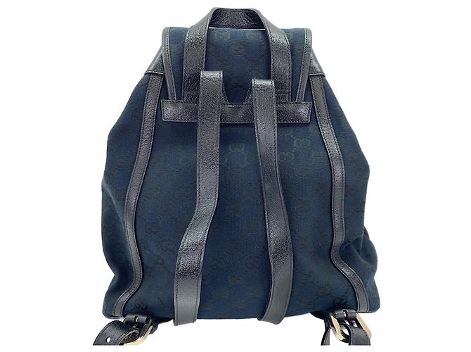 Zaino Gucci blu navy - vista 3