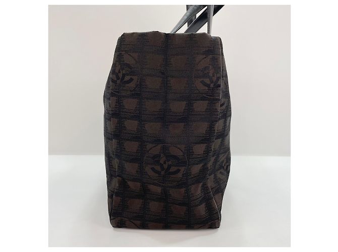 Borsa Tote Chanel New Travel Line Marrone - vista 4
