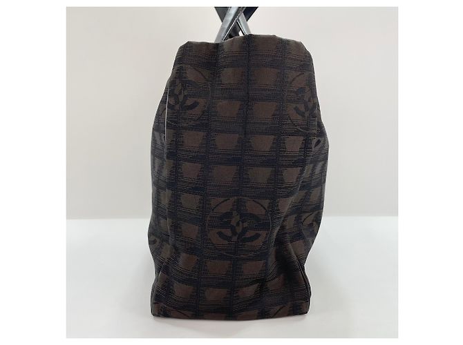 Borsa Tote Chanel New Travel Line Marrone - vista 5