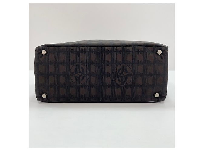 Borsa Tote Chanel New Travel Line Marrone - vista 6