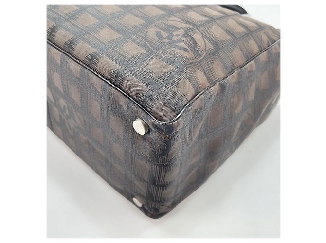 Borsa Tote Chanel New Travel Line Marrone - vista 8