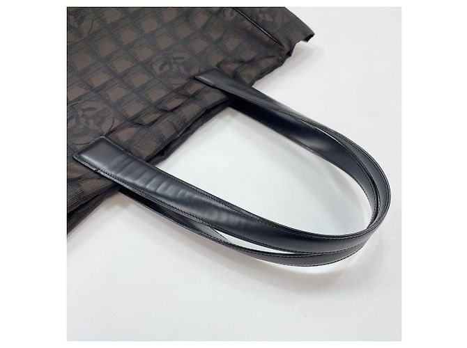 Borsa Tote Chanel New Travel Line Marrone - vista 9