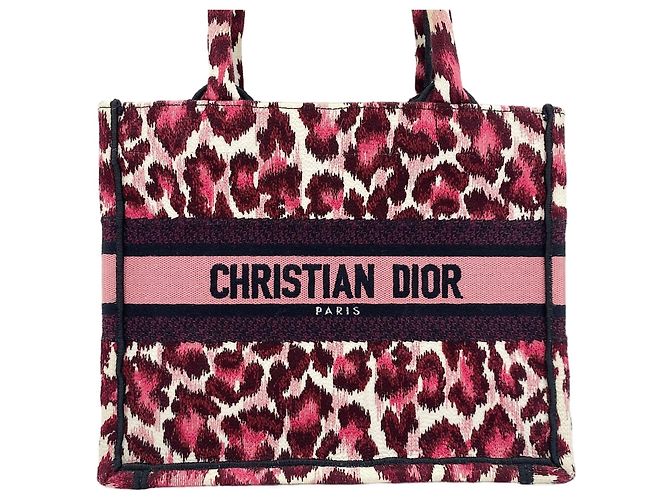 Borsa Book Tote Small Christian Dior Rosa - vista 2
