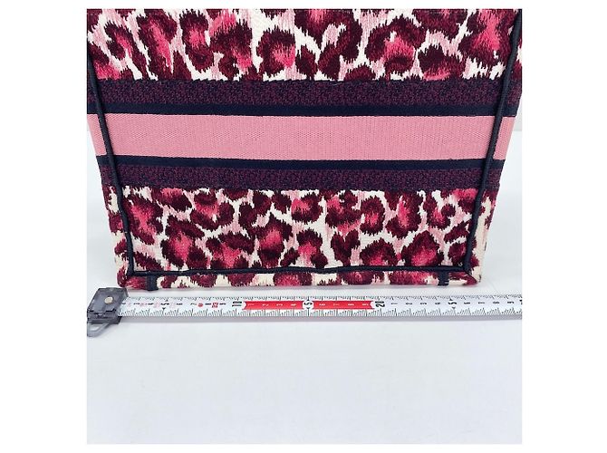 Borsa Book Tote Small Christian Dior Rosa - vista 4