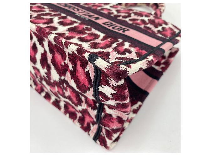 Borsa Book Tote Small Christian Dior Rosa - vista 8