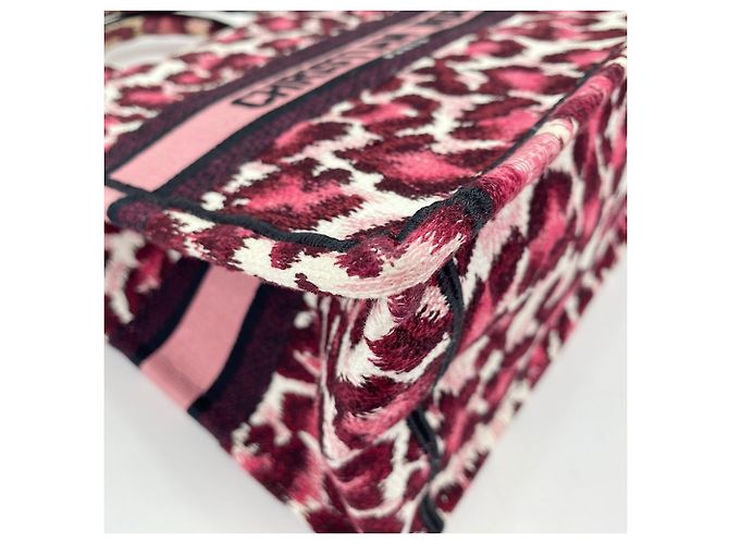 Borsa Book Tote Small Christian Dior Rosa - vista 9