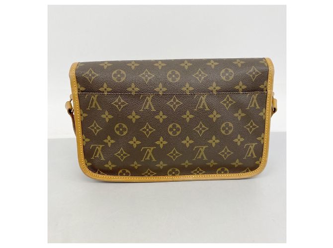 Borsa a tracolla Louis Vuitton Monogram Gibeciere MM Marrone - vista 11