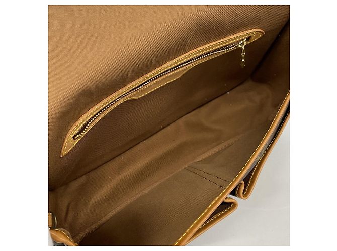 Borsa a tracolla Louis Vuitton Monogram Gibeciere MM Marrone - vista 4
