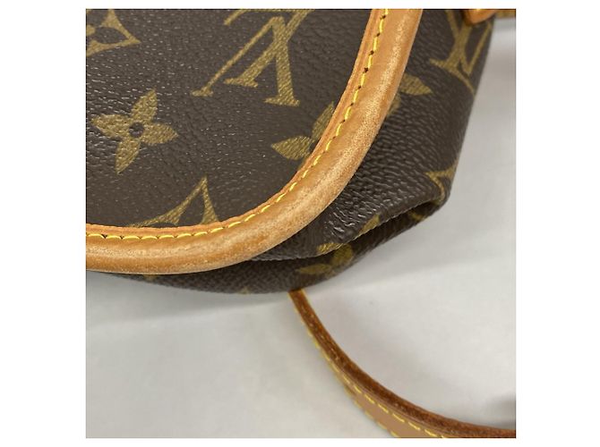 Borsa a tracolla Louis Vuitton Monogram Gibeciere MM Marrone - vista 6