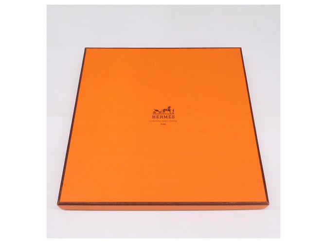 Hermès Sciarpa in seta Hermes Au Coeur Des Bois Marrone - vista 7