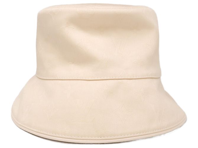 Cappello bucket reversibile avorio Louis Vuitton Crudo - vista 2