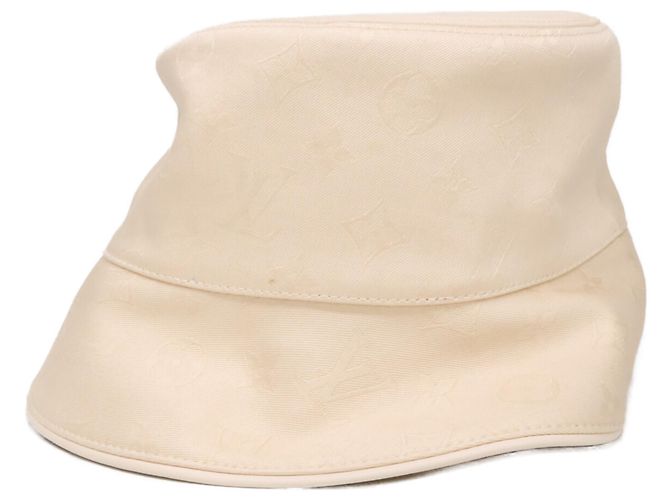 Cappello bucket reversibile avorio Louis Vuitton Crudo - vista 3