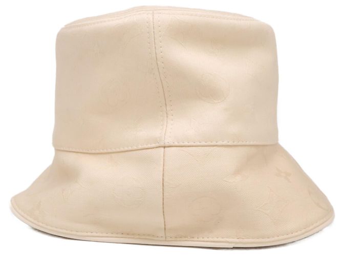 Cappello bucket reversibile avorio Louis Vuitton Crudo - vista 4