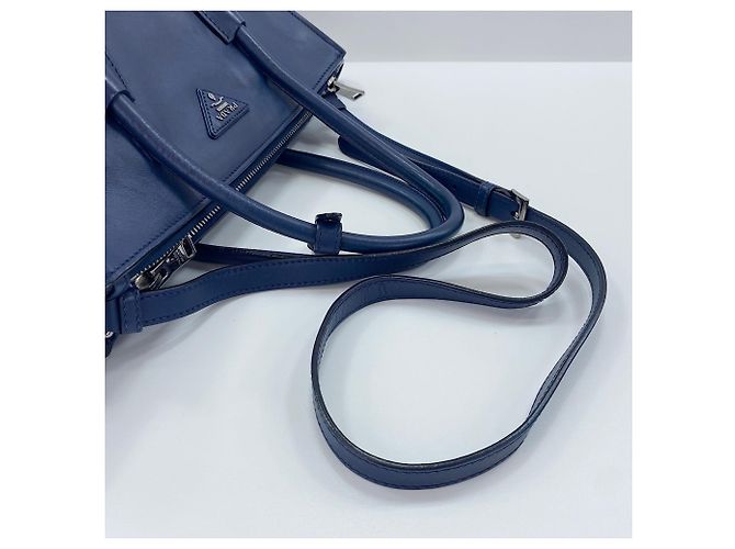 Prada Handtasche 2-Way Blau - Ansicht 10