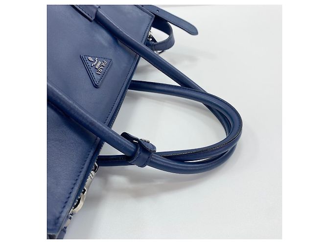 Prada Handtasche 2-Way Blau - Ansicht 8