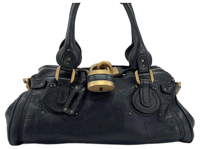 Borsa Chloé Chloe Paddington Nero - vista 2