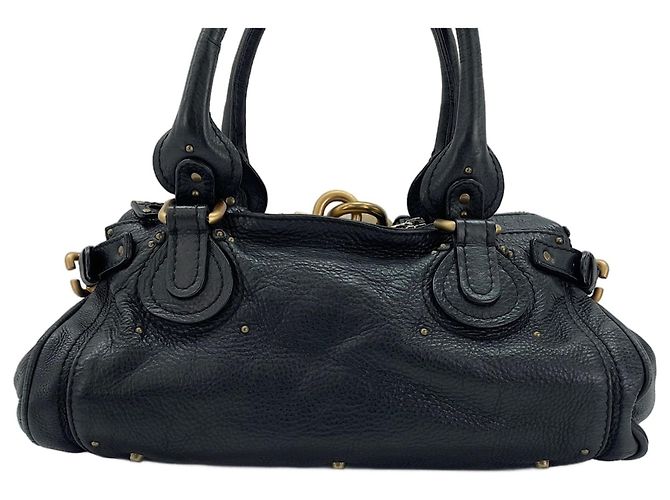 Borsa Chloé Chloe Paddington Nero - vista 3