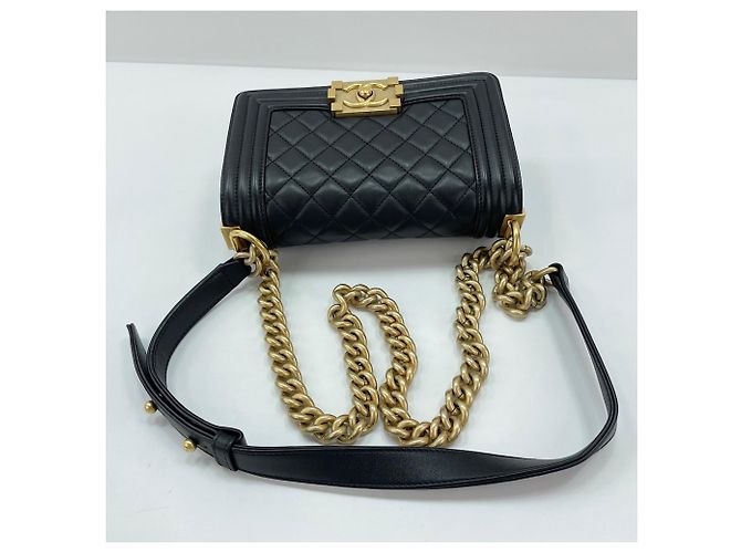 Le Boy Bolsa Chanel Boy de alça em preto - vista 10