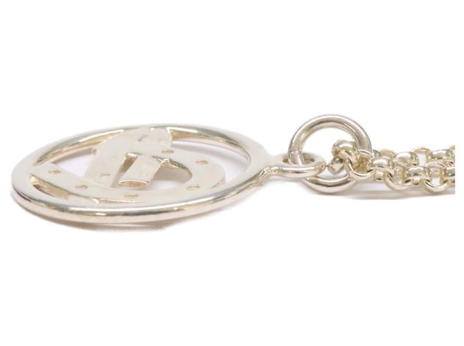 Hermès Collana con pendente Horseshoe in 925 Hermes Argento - vista 3