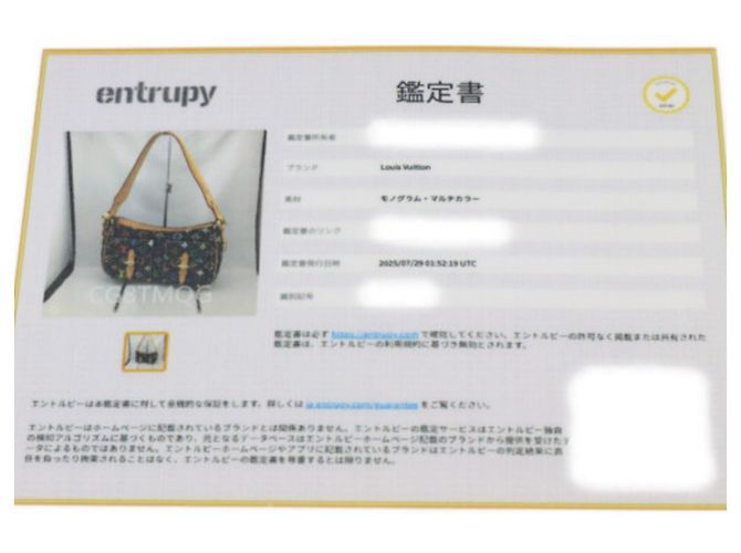 Borsa a tracolla Louis Vuitton Monogram Multicolor Noir Lodge PM Nero - vista 12