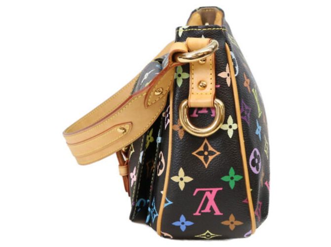 Borsa a tracolla Louis Vuitton Monogram Multicolor Noir Lodge PM Nero - vista 2