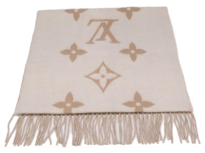 Louis Vuitton Reykjavik Cashmere Stole/Scarf Beige - view 3
