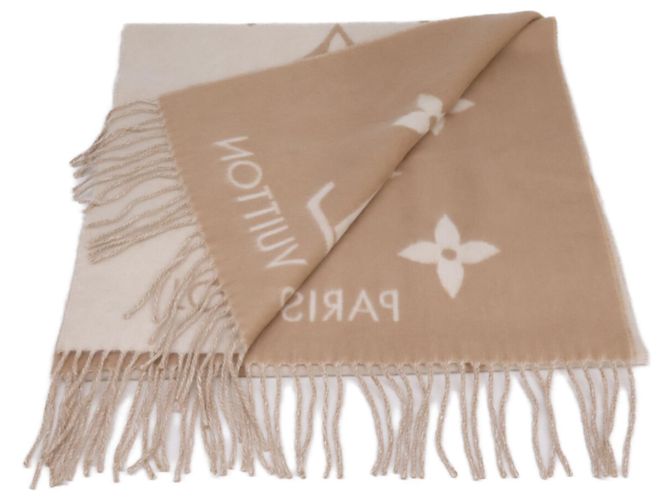 Louis Vuitton Reykjavik Cashmere Stole/Scarf Beige - view 4