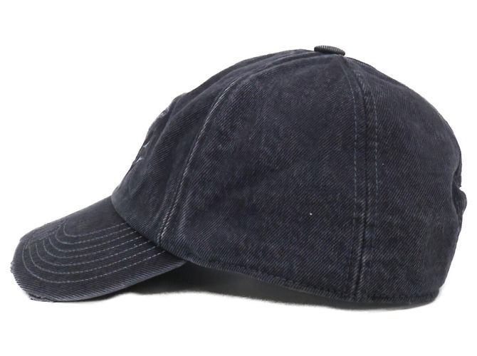 Cappellino in cotone nero da uomo Louis Vuitton - vista 3