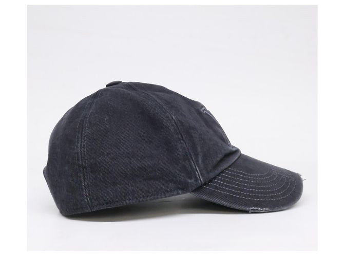 Cappellino in cotone nero da uomo Louis Vuitton - vista 5