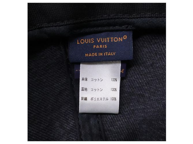 Cappellino in cotone nero da uomo Louis Vuitton - vista 7