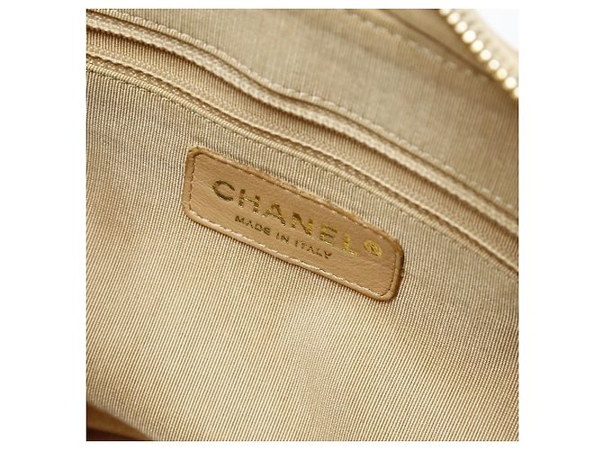 Timeless Borsa a Spalla Chanel Matelassé Caviar Beige - vista 11
