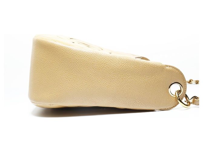 Timeless Borsa a Spalla Chanel Matelassé Caviar Beige - vista 4