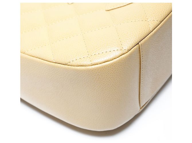 Timeless Borsa a Spalla Chanel Matelassé Caviar Beige - vista 5