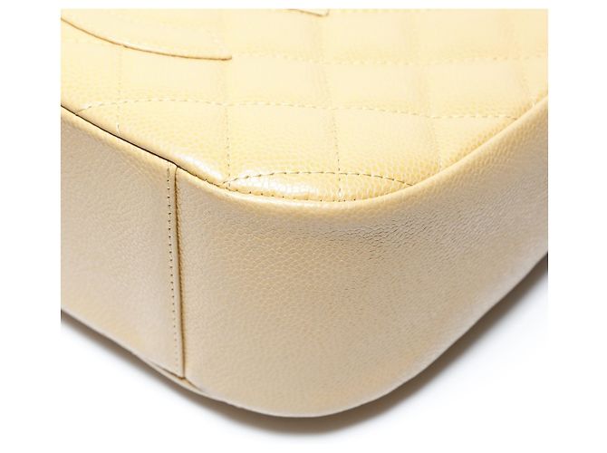 Timeless Borsa a Spalla Chanel Matelassé Caviar Beige - vista 6