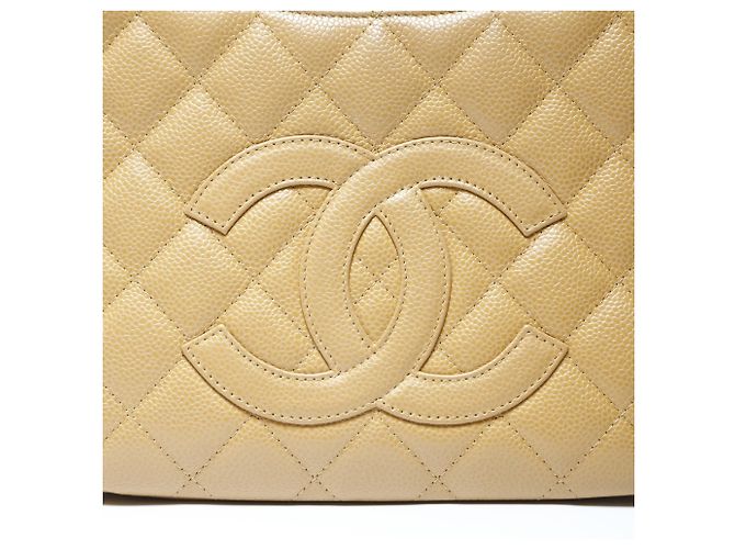 Timeless Borsa a Spalla Chanel Matelassé Caviar Beige - vista 8