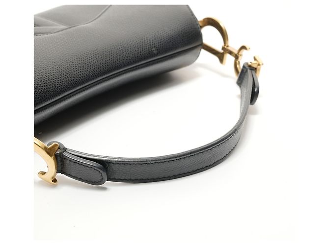Borsa a spalla semi-Saddle Christian Dior Nero - vista 11