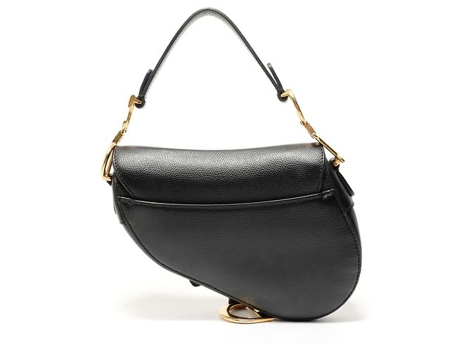 Borsa a spalla semi-Saddle Christian Dior Nero - vista 2