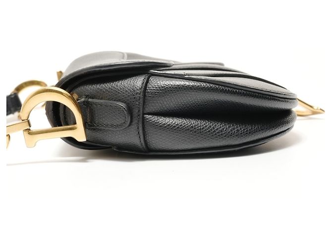 Borsa a spalla semi-Saddle Christian Dior Nero - vista 3