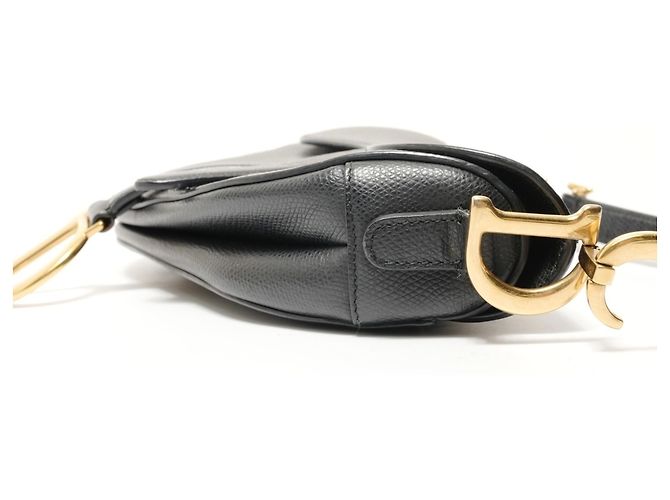 Borsa a spalla semi-Saddle Christian Dior Nero - vista 4