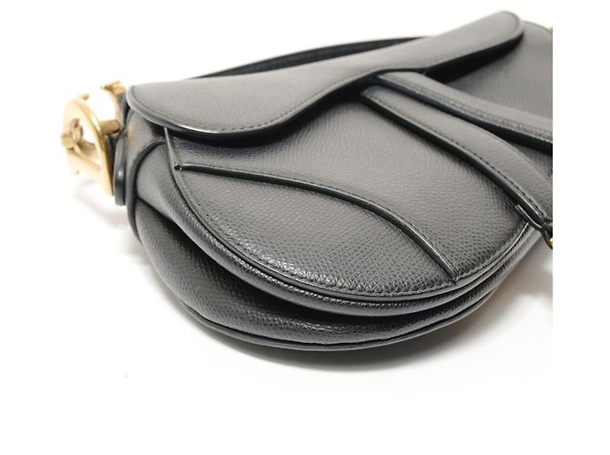 Borsa a spalla semi-Saddle Christian Dior Nero - vista 5