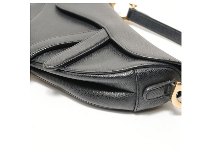 Borsa a spalla semi-Saddle Christian Dior Nero - vista 6
