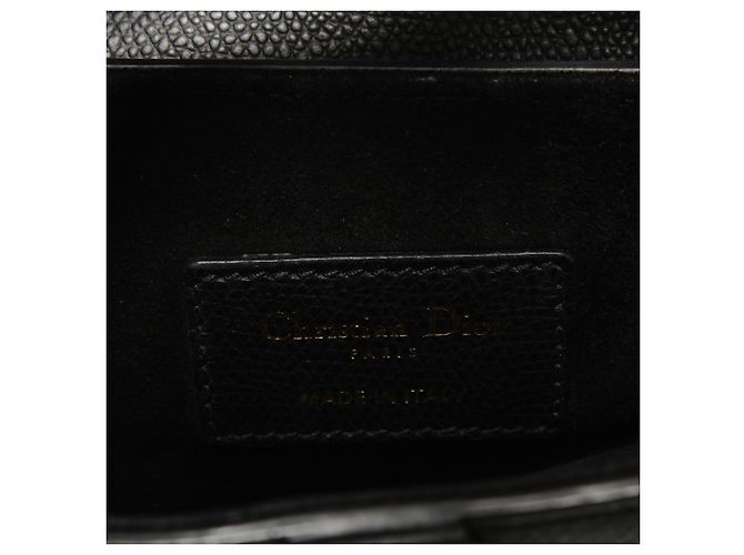 Borsa a spalla semi-Saddle Christian Dior Nero - vista 9