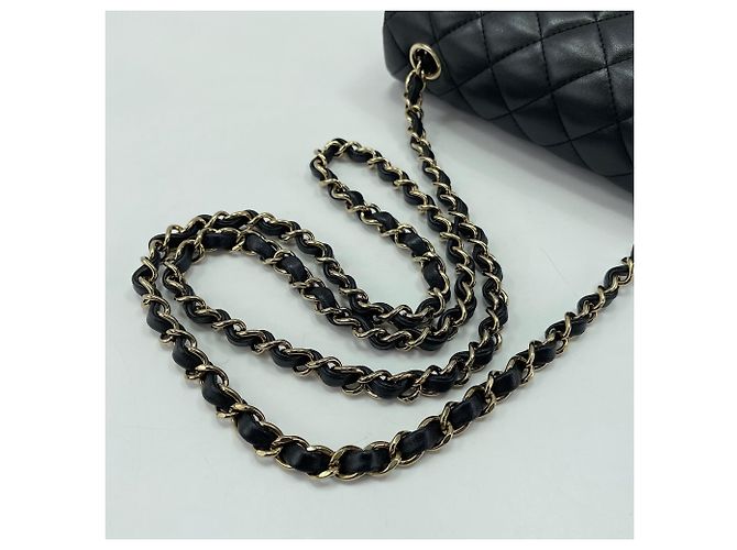 Borsa a Spalla Chanel Mini Matelassé 20 Nero - vista 10