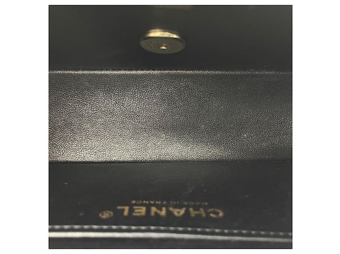 Borsa a Spalla Chanel Mini Matelassé 20 Nero - vista 12