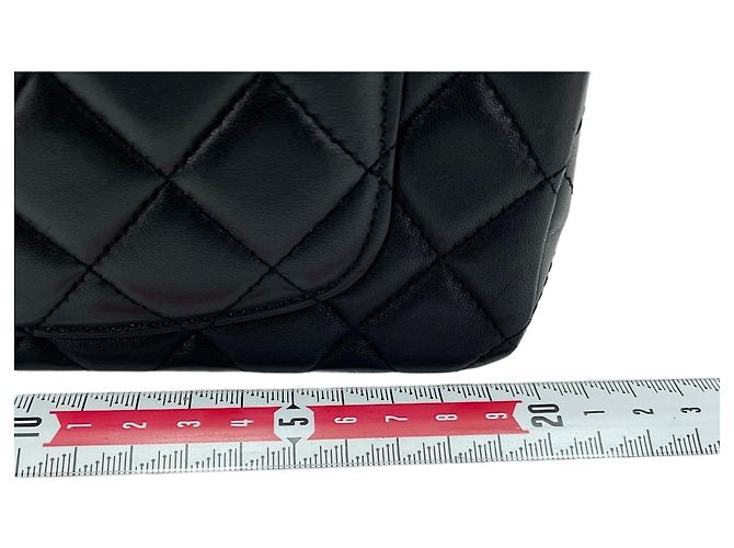 Borsa a Spalla Chanel Mini Matelassé 20 Nero - vista 4