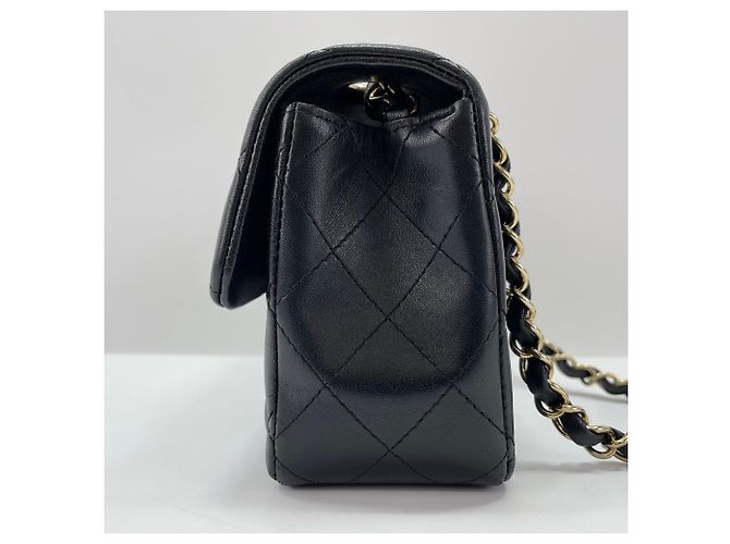 Borsa a Spalla Chanel Mini Matelassé 20 Nero - vista 5