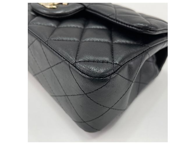 Borsa a Spalla Chanel Mini Matelassé 20 Nero - vista 9