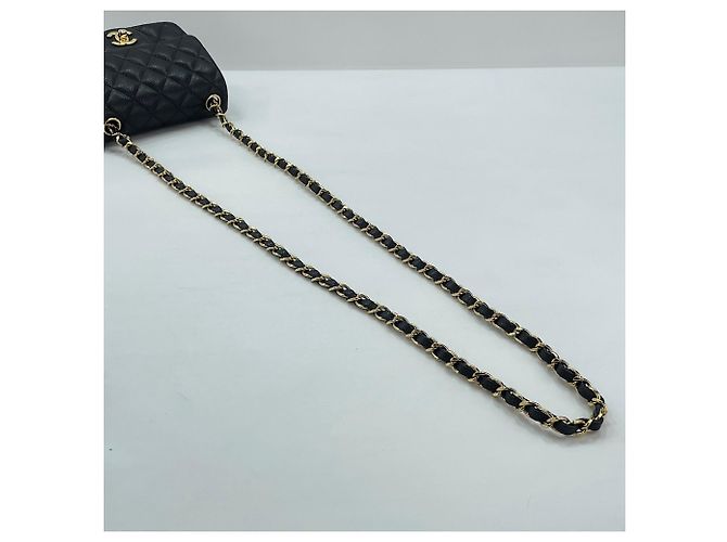 Borsa a Spalla Chanel Mini Matelassé Nero - vista 10